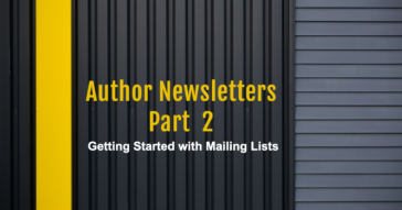 author newsletters mailing lists
